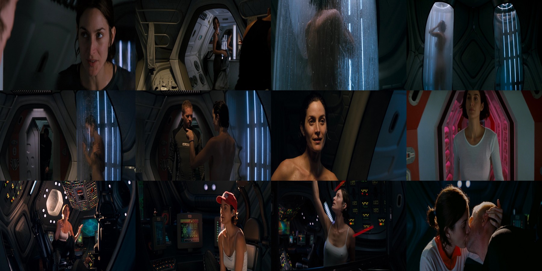 Carrie anne moss nipples